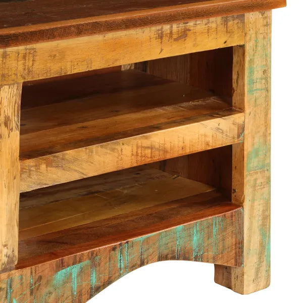 TV Stand 31.5"x11.8"x15.7" Solid Wood Reclaimed