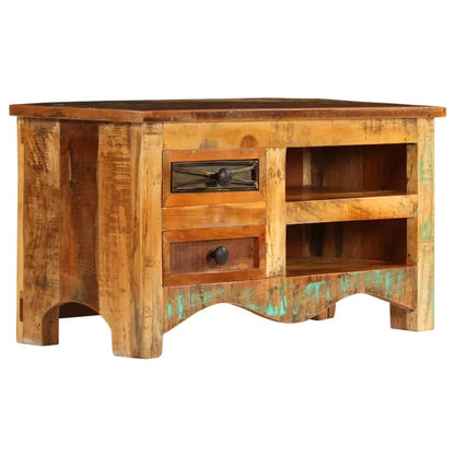 TV Stand 31.5"x11.8"x15.7" Solid Wood Reclaimed