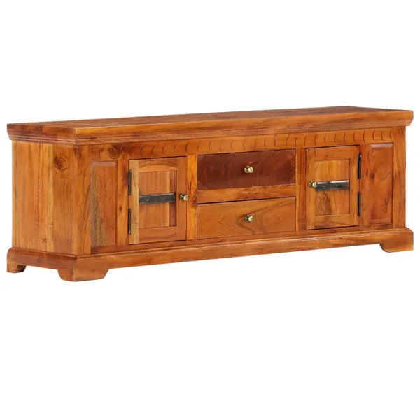 TV Stand 46.9"x11.8"x15.7" Solid Wood Acacia