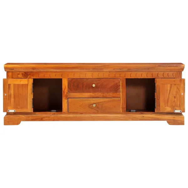 TV Stand 46.9"x11.8"x15.7" Solid Wood Acacia