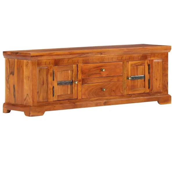 TV Stand 46.9"x11.8"x15.7" Solid Wood Acacia