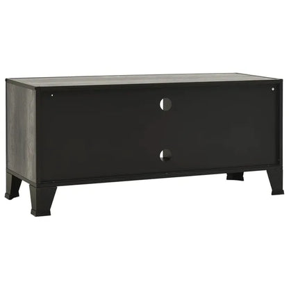 TV Stand Gray 41.3"x14.2"x18.5" Metal and MDF