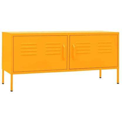 TV Stand Mustard Yellow 41.3"x13.8"x19.7" Steel