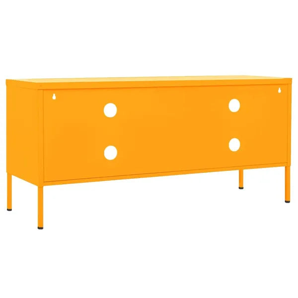 TV Stand Mustard Yellow 41.3"x13.8"x19.7" Steel