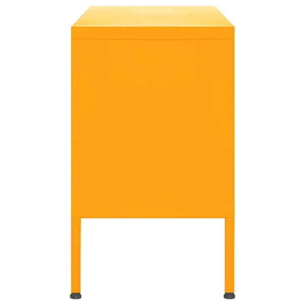 TV Stand Mustard Yellow 41.3"x13.8"x19.7" Steel