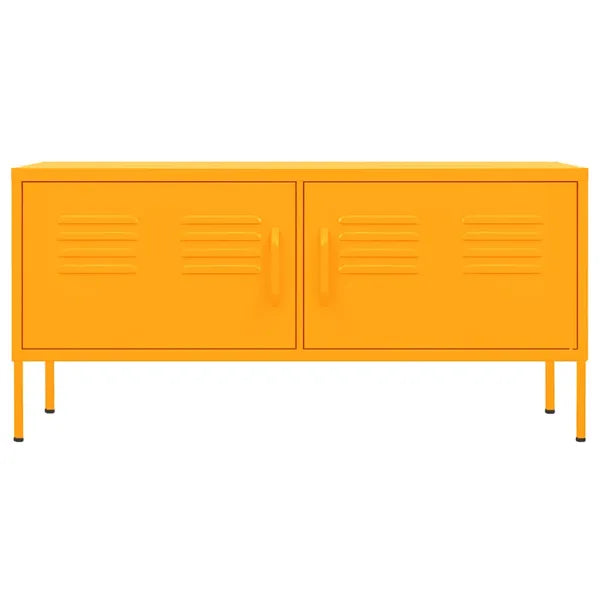 TV Stand Mustard Yellow 41.3"x13.8"x19.7" Steel