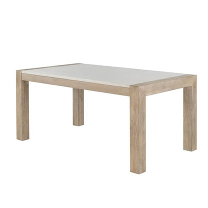 VANILLA REAL MARBLE DINNG TABLE