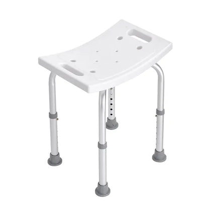 VEVOR Shower Chair, Adjustable Height Shower Stool with Built-in Handles, Shower Seat for Inside Shower or Tub, Non-Slip Bench Bathtub Stool Seat for Elderly Disabled Handicap, 158.8 kg Capacity