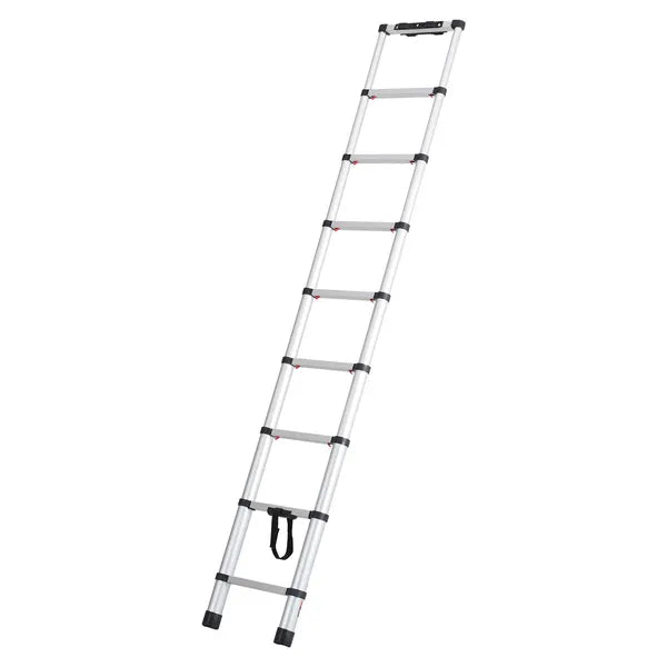 VEVOR Telescoping Extension Ladder 8.5FT One-button Retraction 375 LBS Capacity