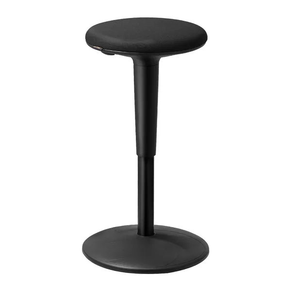 VEVOR Wobble Chair, Height-Adjustable (21.7-28.3") Active Chair, Flexible Seating Wobble Stool Made of Iron Improves Focus & Posture, Ideal for Schools, Office and Home, 8° Tilt Angle, Age 12-18 Black