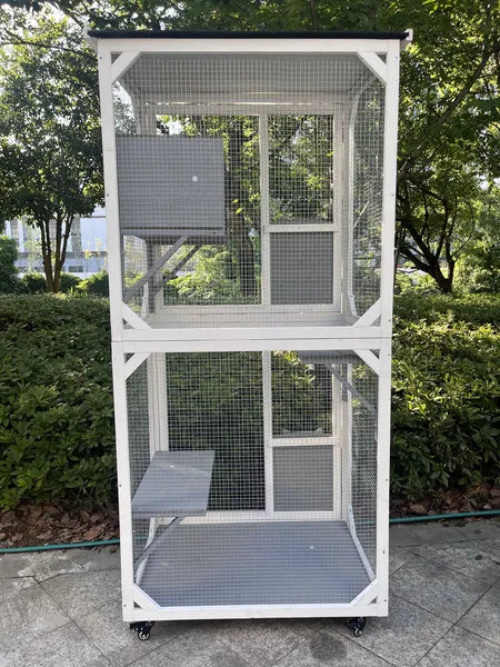 XPT016 Outdoor indoor cat pet climbing rack play cage lovely big space